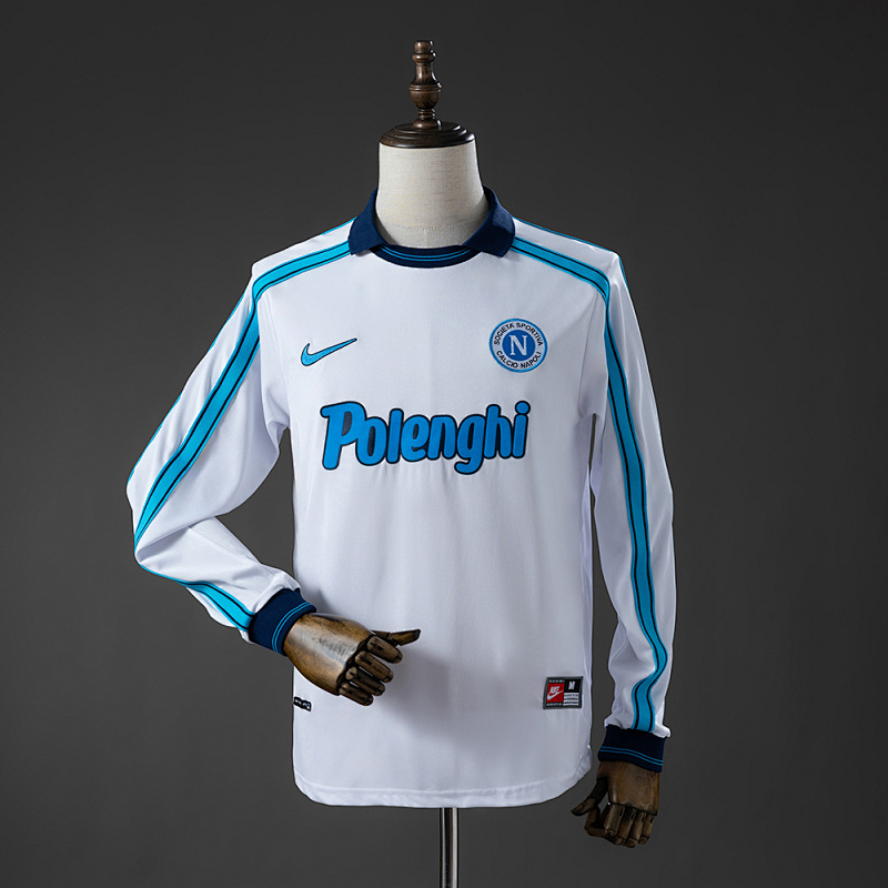 Camiseta retro de manga larga del Napoli 98-99 (visitante) Tallas S-XXL
